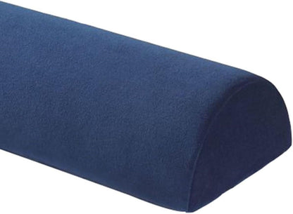 Half Moon Bolster Pillow for Legs, Knees, Lower Back and Head, Lumbar Support Pillow for Bed, Sleeping | Semi Roll for Ankle and Foot Comfort - Machine Washable Cover(@10,42x18x10cm/16.5x7x4in)