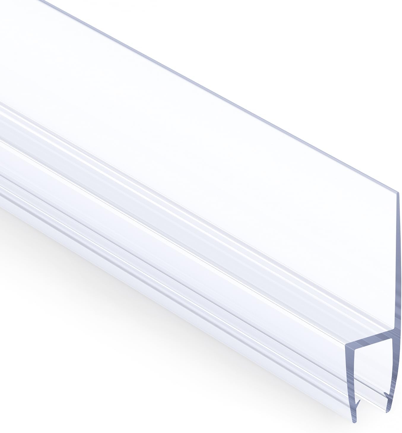 AmazerBath 3-Pack 15.75" Shower Door Bottom Seal for 3/8"(10mm) Glass - 3 Section Segmented Shower Installation Kit Frameless Glass Door Seal Strip