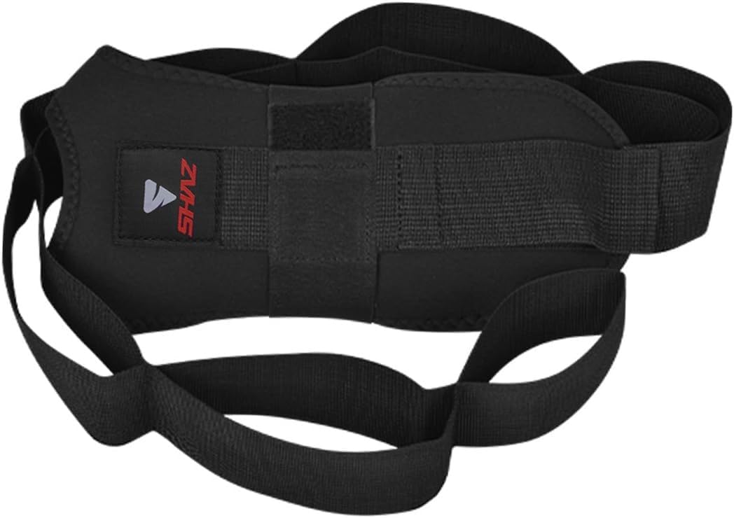 SHAZ Foot & Calf Stretcher, Fascia Hamstring Stretcher for Plantar Fasciitis, Achilles Tendonitis, Heel Spurs & Shin Splints - Yoga Leg Stretching Strap for Back Pain - Flex Strap for Physical Therapy