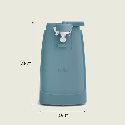 bella Electric Can Opener and Knife Sharpener, Black