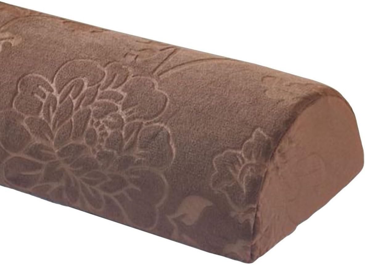 Half Moon Bolster Pillow for Legs, Knees, Lower Back and Head, Lumbar Support Pillow for Bed, Sleeping | Semi Roll for Ankle and Foot Comfort - Machine Washable Cover(@10,42x18x10cm/16.5x7x4in)