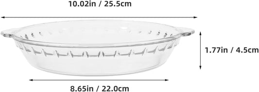 Glass Microwave Cover 10.03X8.66X1.77In Vented Splatter Shield for Microwave Bowls Dishwasher Splatter Cover