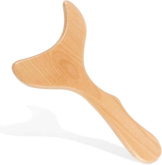 KintKita Wood Therapy Massage Tools,Wooden Lymphatic Drainage Massager, Cellulite Remover Body Sculpting Tool for Cellulite Reduction,Muscle Tension Release,Body Contouring-12 * 6 in