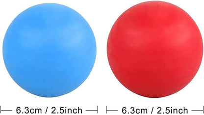 WOVTE Massage Lacrosse Ball Therapy for Sore Muscles Myofascial Release | Shoulders, Neck, Back, Foot, Body, Deep Tissue, Trigger Point, Muscle Knots, Yoga