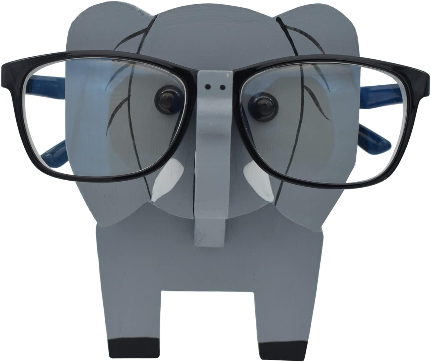 Creative Glasses Holder Stand, 3D Wooden Puzzle Animal Eyeglass Stand Home Office Desk Décor Gift (Cat)