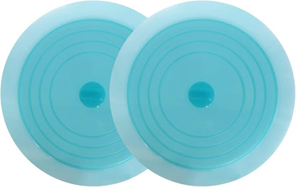 Shower Drain Hair Catcher Tub Stopper, V-TOP Drain Cover for Shower to Catcher Hair, Silicone Bathtub Drain Plug Suit for Bathroom Kitchen and Laundry, 4 Pack