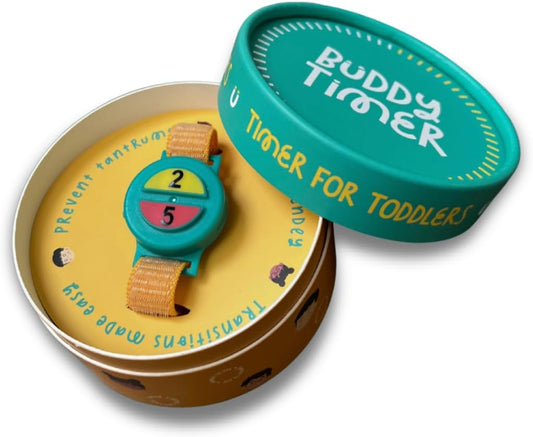 Visual Wristwatch Timer for Toddlers | 2 & 5 Min Preset | Portable & Waterproof | Reduces Tantrums, Builds Routine & Independence | Sensory Timer for Kids with ADHD & Autism