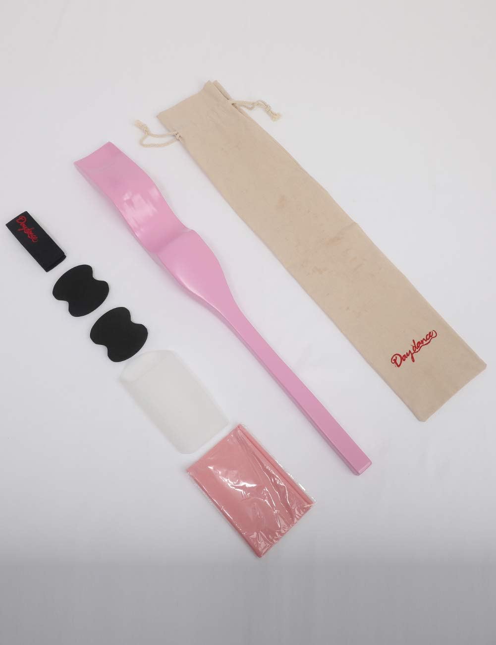 Daydance Kids Women Ballet Foot Stretcher Wooden Arch Enhancer Set with Resitance Bands, for Ballet, Gymnastics, Yoga