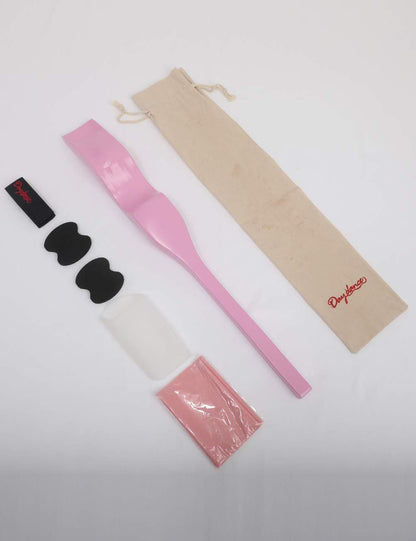 Daydance Kids Women Ballet Foot Stretcher Wooden Arch Enhancer Set with Resitance Bands, for Ballet, Gymnastics, Yoga
