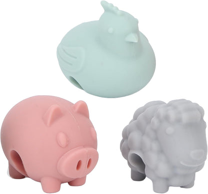 3PCS Spill Proof Lid Lifter, Silicone Cute Anti Overflow Pot Watcher Spill Stopper Pot Boil over Preventer for Pot Lid & Cute Kitchen Accessories