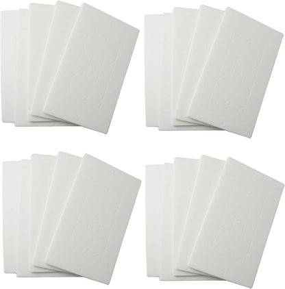 20PCS Wall Gasket Wall Plate Insulation Gasket Replacement Outlet Insulation Pads Socket Foam Insert Light Switch Insulation Electrical Outlet Covers