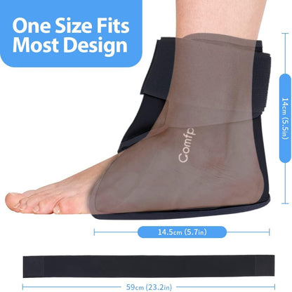 Comfpack Heel Ice Pack Wrap for Plantar Fasciitis Relief, Ankle Ice Pack | FSA Eligible, Ice Pack for Injures Reusable, Gel Cold Pack Warp for Achilles Tendonitis, Swelling, Ankle Sprain, Heel Pain