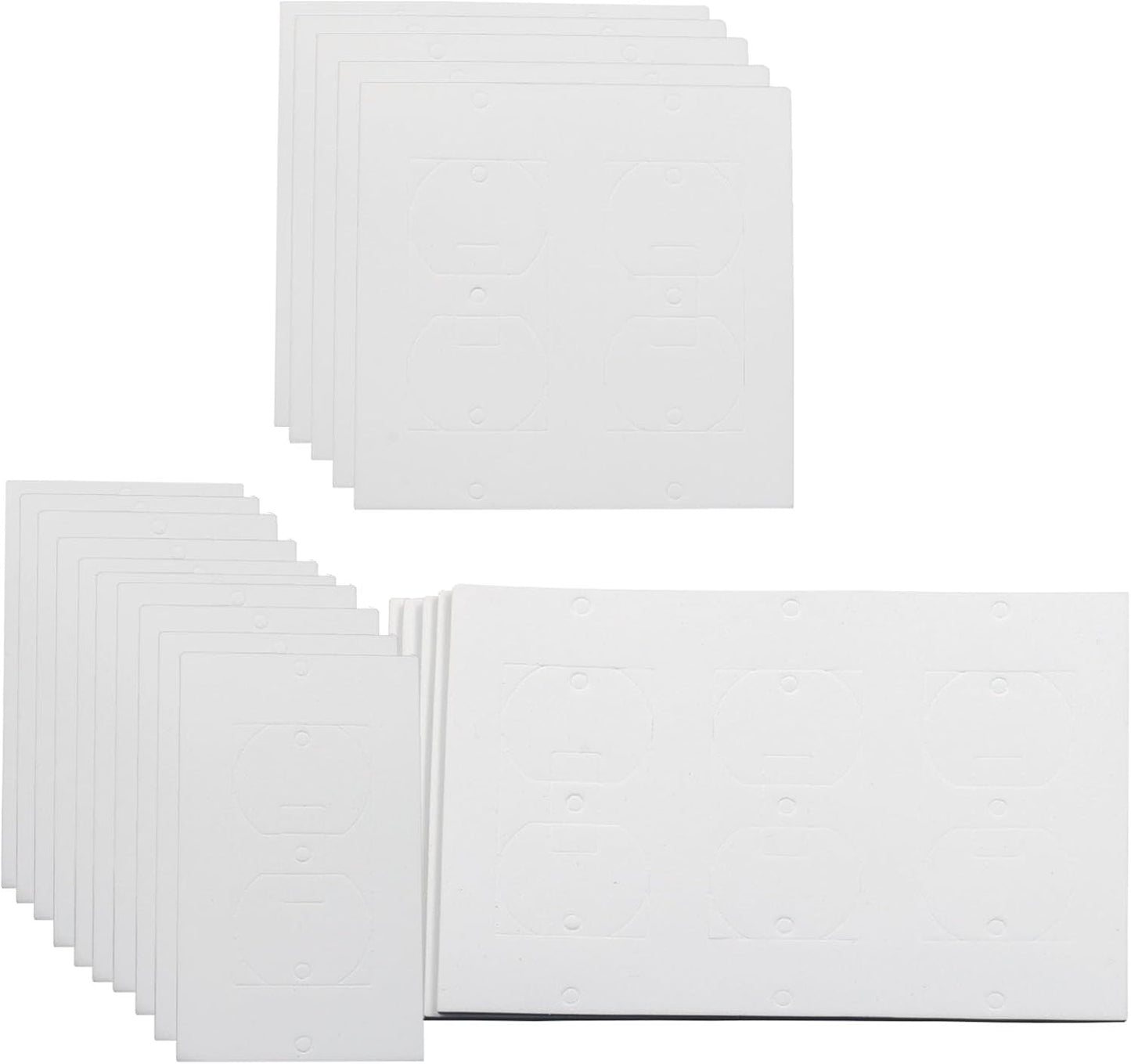 30 Pcs Electrical Outlet Insulation Pads | Draft Sealers, Foam Gasket, Light Switch Covers, Wall Insulation Gasket