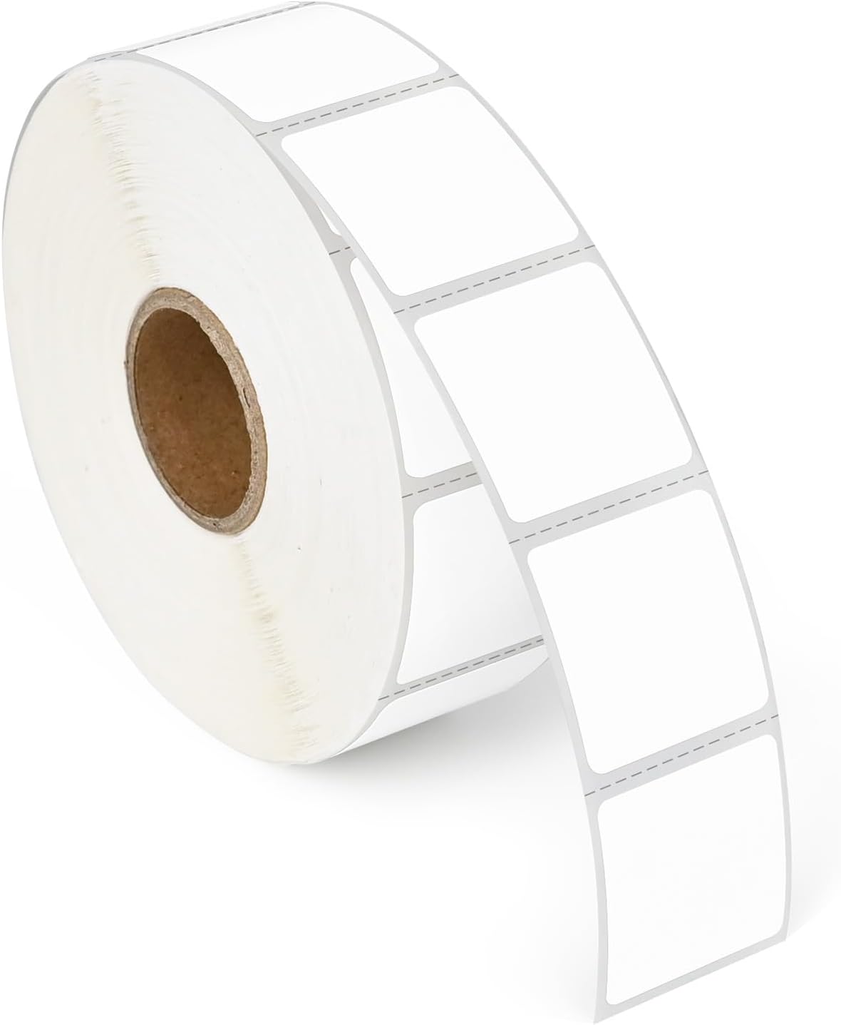L LIKED 2" x 1" Thermal Labels, Blank Removable Labels with No Residue, Water and Oil Resistant, Use for Both Home and Office (1 Roll, 1300 Labels)