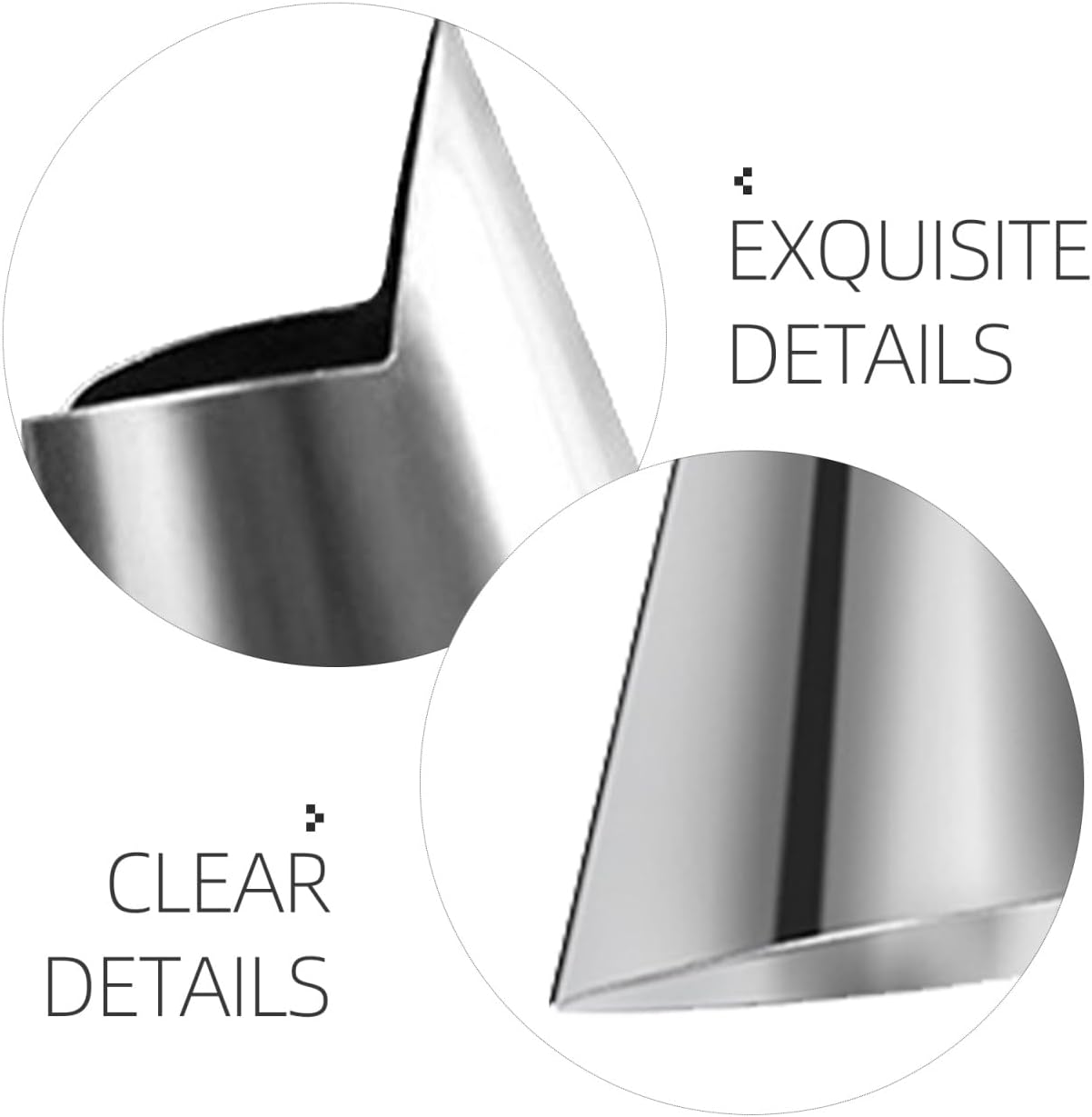Zerodeko 20Pcs Stainless Steel Finger Guards for Vegetable Cutting and Peeling Nail Protectors for Safe Slicing Shredding Shelling and Kitchen Food Preparation