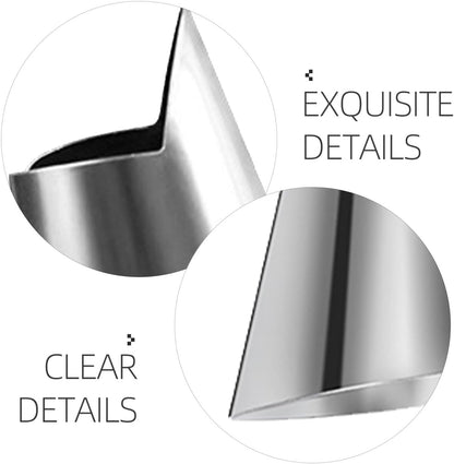 Zerodeko 20Pcs Stainless Steel Finger Guards for Vegetable Cutting and Peeling Nail Protectors for Safe Slicing Shredding Shelling and Kitchen Food Preparation