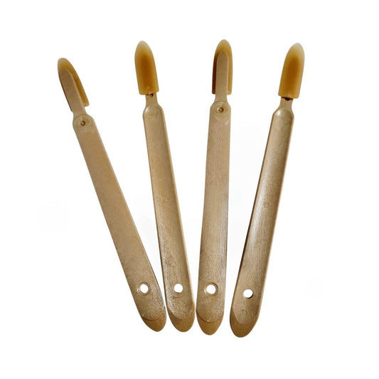 JMIBASIC Grout Caulk Finishing Tool - Multi Size 4 Pieces Set - Smooth Grout Sealant Silicone Caulking Tool - Rubber Spatula Spreader - Grout Sealer Applicator - Ergonomic Handle Grip_ABS (1.1 Inch)