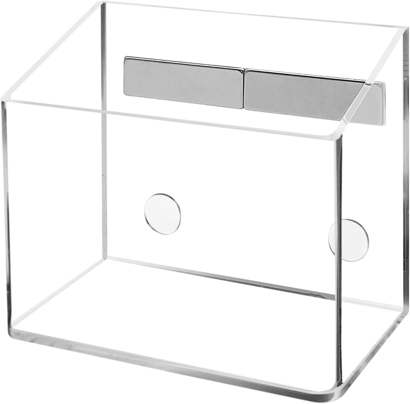 Magnetic Glass Whiteboard Pen Holder, Magnetic Dry Erase Marker Holder for Fridge, Whiteboard, Desk Locker Organizer Accessories, Office, Home, 1 Pack