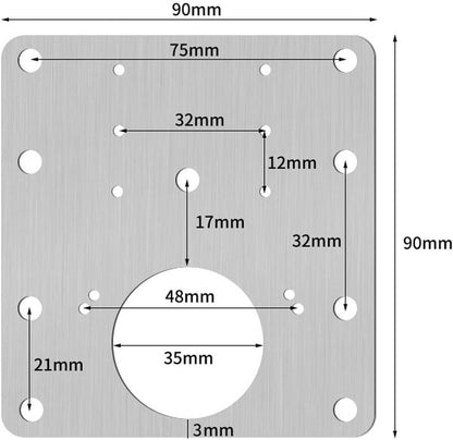Hinge Repair Plate,10PCS Cabinet Hinge Repair Plate with Customized Screws,Stainless Steel Kitchen Cupboard Door Hinge Repair Brackets with Holes for Kitchen Cupboards Door