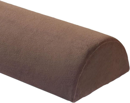 Half Moon Bolster Pillow for Legs, Knees, Lower Back and Head, Lumbar Support Pillow for Bed, Sleeping | Semi Roll for Ankle and Foot Comfort - Machine Washable Cover(@10,42x18x10cm/16.5x7x4in)