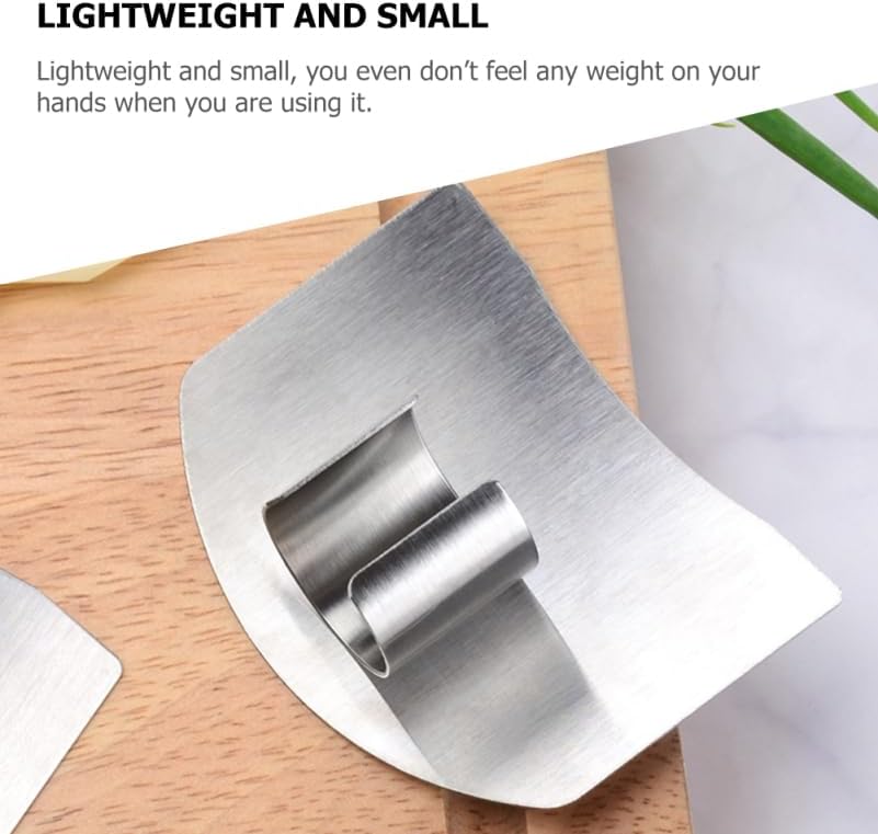 2pcs Stainless -guard Cutting Finger Guards Grater Safety Holder Finger Protectors Cutting Protector Chopping Finger Guards Knuckles Vegetable Protective Cover