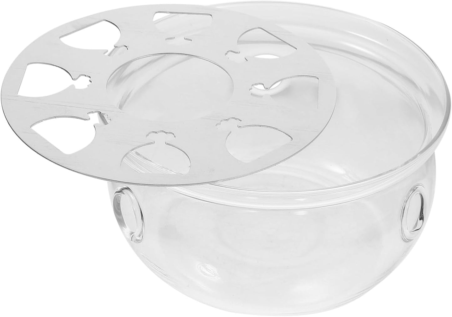 STOBAZA Household Glass Teapot Warmer Non-Slip Base Elegant Tea Heating Tool for Maintaining Warmth Gatherings and Special Occasions