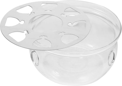 STOBAZA Household Glass Teapot Warmer Non-Slip Base Elegant Tea Heating Tool for Maintaining Warmth Gatherings and Special Occasions