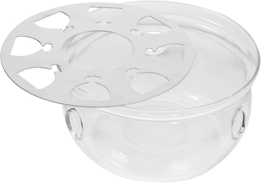 STOBAZA Household Glass Teapot Warmer Non-Slip Base Elegant Tea Heating Tool for Maintaining Warmth Gatherings and Special Occasions