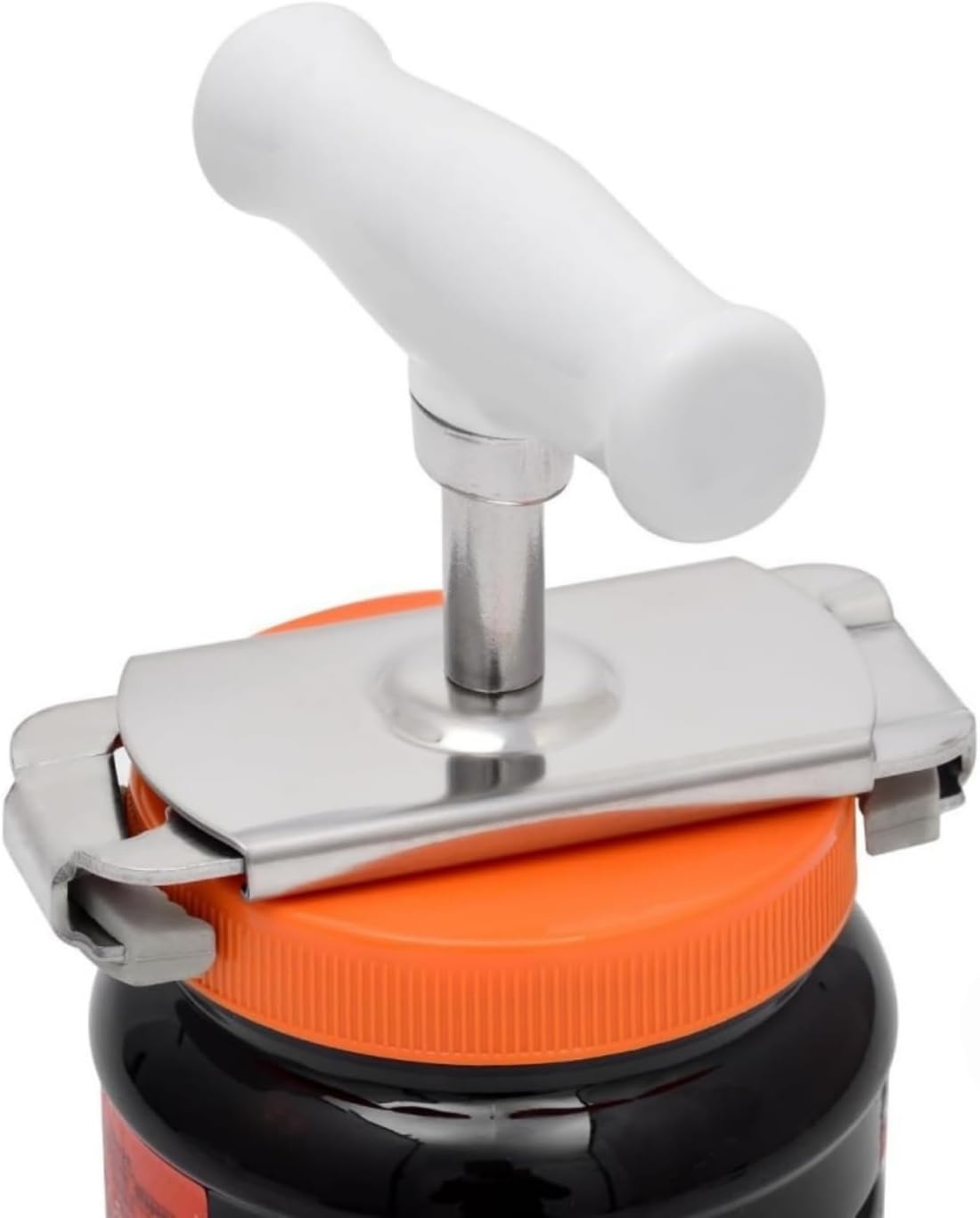 Kichwit Jar Opener for Arthritis, Stainless Steel | Jar Lid Opener for Small and Medium Jar Lids
