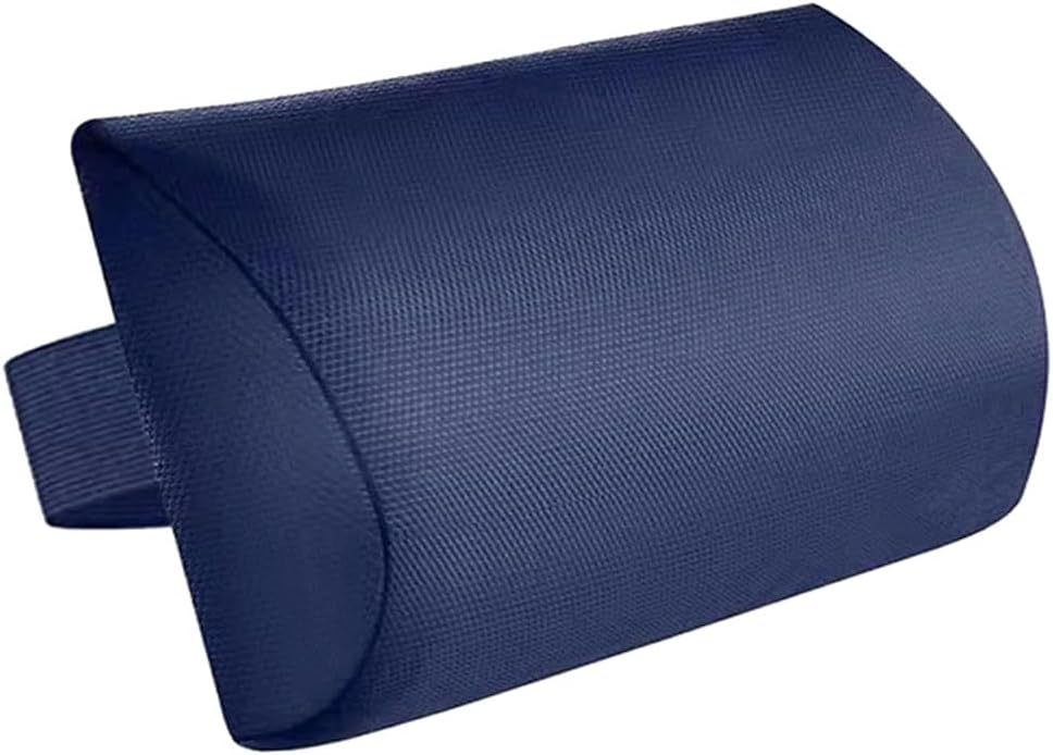 Chaise Lounge Neck Support Pillow with Adjustable Strap,Ergonomic Headrest Pillow Portable Bolster Cushion for Patio Backyard Beach Pool Garden Recliner (Black)