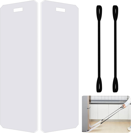Heavy Duty Furniture Sliders for Appliance Moving - 660LB Capacity, Non-Scratch Pads for Carpet, Tile & Hardwood Floors, Includes Pull Strap (8"x48", 2-Pack)