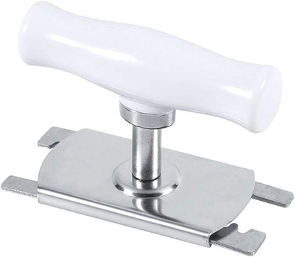 5 in 1 Lids off Jar Opener, Bottle Opener, Ideal For Women, Kids, Seniors - for Multipurpose Kitchen Tool, Easy open. White