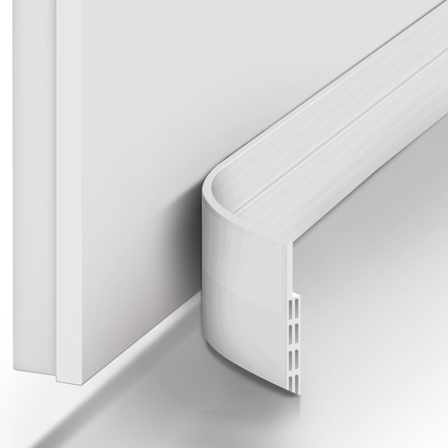 Ohuhu Door Draft Stopper, 1" Wide Adhesive Weather Stripping Seal, 39" | self-adhesive silicone, for interior exterior doors, 3-layer soundproof, save energy, blocks drafts, noise, light, dust, bugs