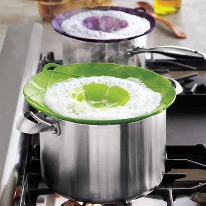 Spill Stopper Lid Cover 11 Inch Silicone Pot Boil Over Preventer for Pans and Pots