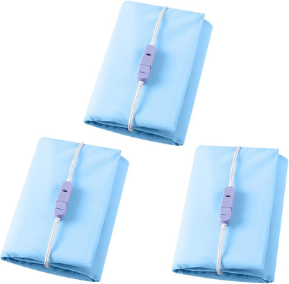 Boncare® Stay-On Small Vinyl Electric Heating Pad for Neck and Shoulders and Back Without Auto-Off, Low & High Heat Levels, Waterproof Hot Heat Pad with Washable Cover (11.5"x13.5", 1-Pack)