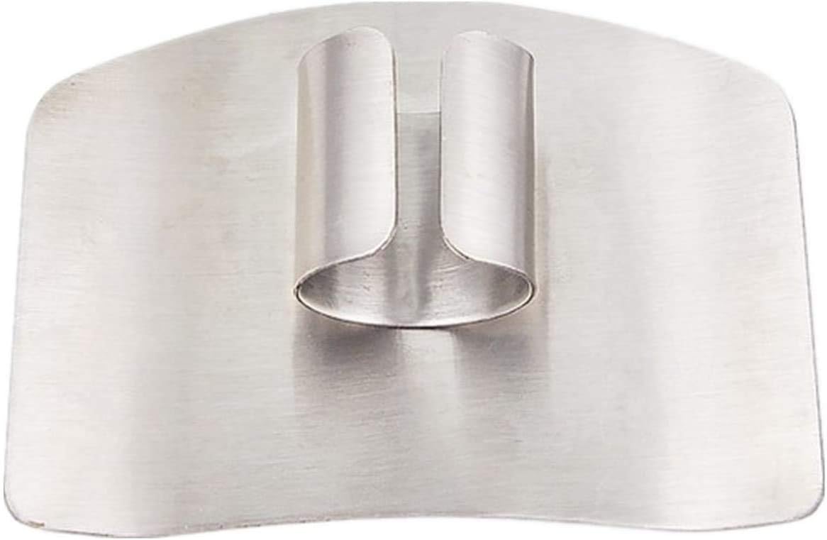 ReNext 2-PACK Stainless Steel Finger Guard for Slicing & Cutting Protector to Avoid Accidents when Chopping and Dicing Useful Kitchen Tool Gadget