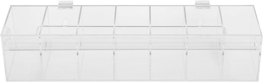 Artibetter Acrylic Wall Mount Label Dispenser, Clear Sticker Roll Dispenser Box, Wall Hanging Holder Rack for Food Date Labels, Price Tags, File Stickers