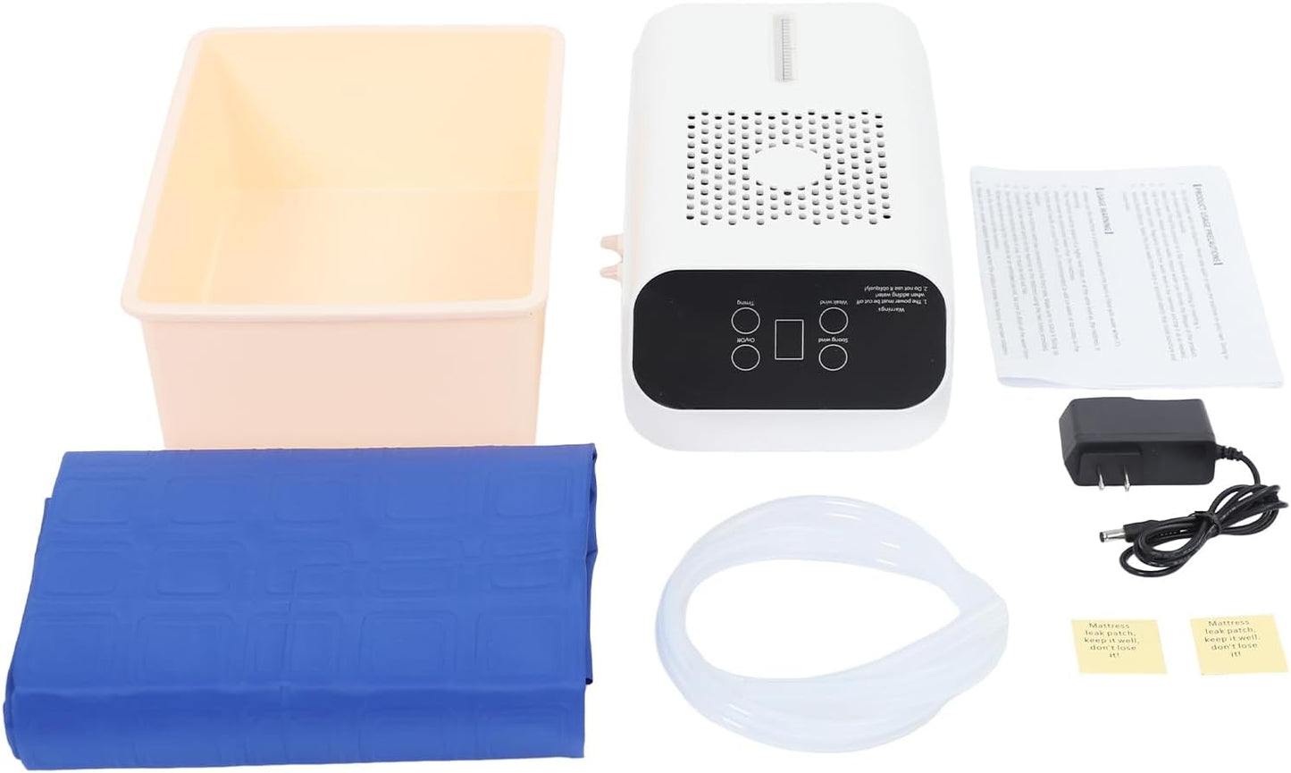 Bed Cooling System, Mattress Cooling Bed Pad, 63 * 27.5in Single Size Water Bed Cooler, with LCD and Low Noise, Ideal for Bedroom, Student Dorm, Home