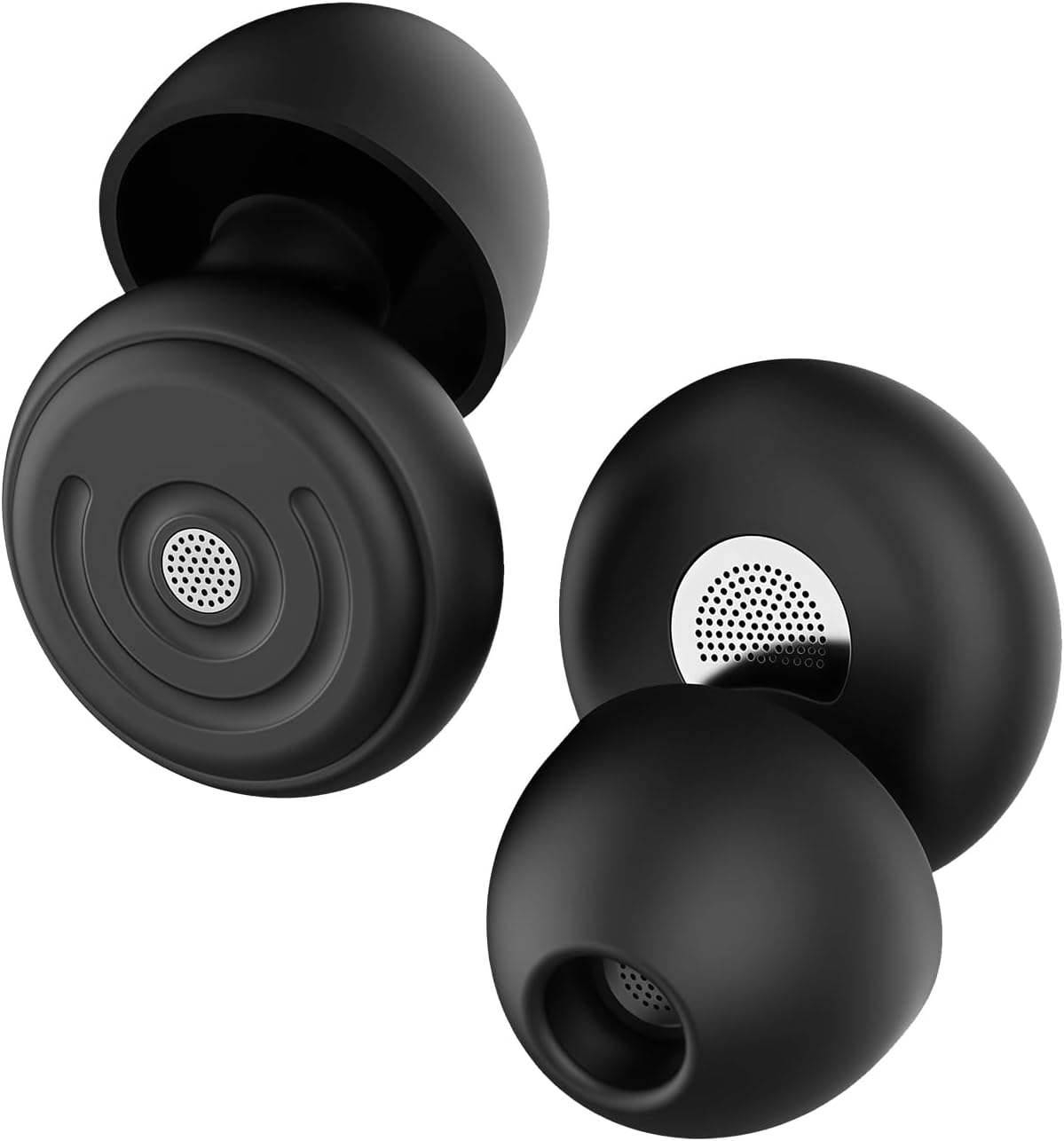 58-26dB Dual Mode Noise Cancelling Ear Plugs for Sleeping, Ear Protection – Flexible Soft Silicone Reusable Earplugs for Side Sleepers, Concerts, Airplane and Focus, with Portable Case