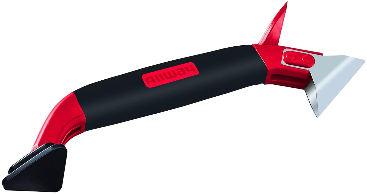 ALLWAY CT31 3-in-1 Caulk Tool for Removal and Application | Remove Old Caulk, Smooth Fresh Caulk