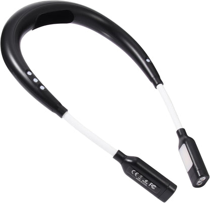 Book Light, 3-Color & 9-Brightness Reading Light, Bendable Neck Light, 60-hr Lasting Rechargeable Lamp, Perfect Book Light for Reading in Bed, Knitting, Camping (Classic, 1)