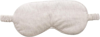Eye Masks for Sleep, Beige Organic Cotton Sleep Mask Lightweight Elastic Eye Mask for Men Women Sleeping, Traveling
