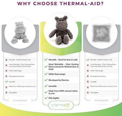 Thermal-Aid® (Olli The Koala) – Washable Heating Pad & Ice Pack – Plush Hot/Cold Pack with Natural Corn Filling – Reusable Comfort