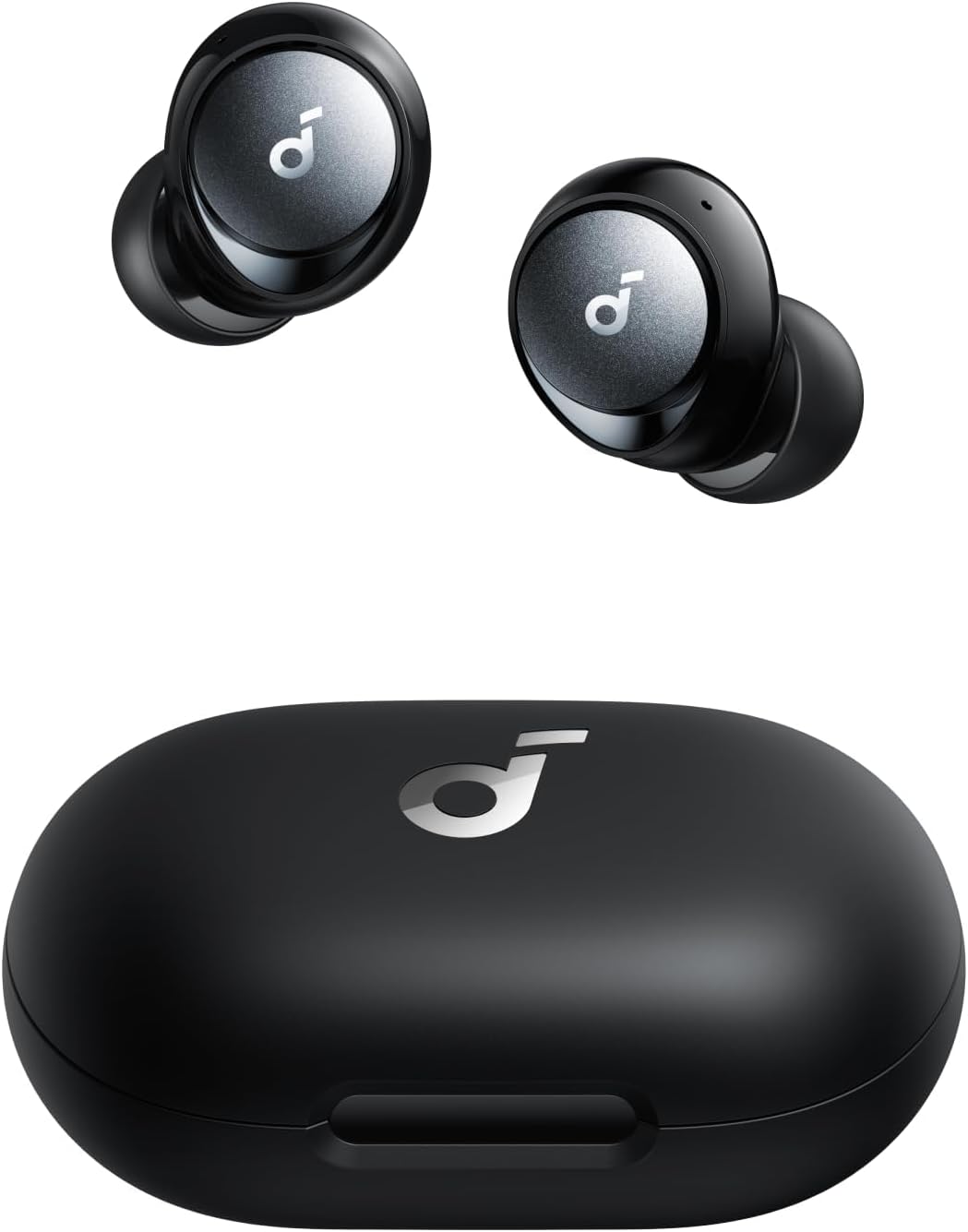 soundcore by Anker Space A40 Auto-Adjustable Active Noise Cancelling Wireless Earbuds, Reduce Noise by Up to 98%, 50H Playtime, Hi-Res Sound, Comfortable Fit, App Customization, Wireless Charge (Blue) | Reduce Noise by Up to 98%, Ultra Long 50H Playtime,