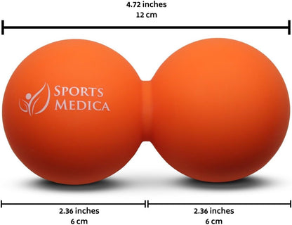 Lacrosse Ball for Myofascial Release, Trigger Point Massage Therapy | Best For Neck & Shoulder Pain, Video Series & eHandbook Included
