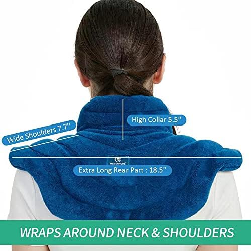 Microwave Heating Pad for Pain Relief, 8 x 18 Grey
