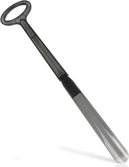 Vive Long Shoehorn for Seniors with Handle 23" | Sock Remover, Long Handled for Men & Women, Boot Shoe Helper and Sock Aid, Extra Reach, Patent-Pending Foldable