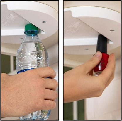 Jar Opener,Undermount Lid Gripper Tool Easily Grip and Unscrew Multi-Sized Jars, Bottles and Containers - Perfect for Seniors & Weak or Arthritic Hands