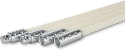 Dryer Vent Duct Cleaning Kit - Gardus RLE202 LintEater Rotary Dryer Vent Cleaner Kit, Removes Lint, Dryer Vent Cleaning System Extends Up to 12’ with 4 Flexible 3' Rods, Air Duct Cleaning Tools