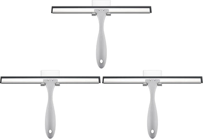 AmazerBath Squeegee for Shower Glass Door, All-Purpose Squeegee with Hook for Shower Doors, Windows, Mirrors, Tiles and Car Glass, 10 Inches